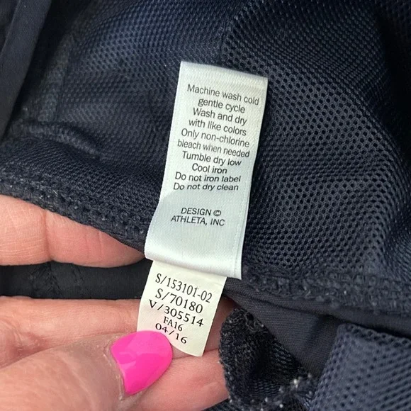 Athleta Dipper Utility Navy Blue Hiking Pants Womens Sz 4 Stretch Outdoor Cargo‎ - Picture 7 of 7